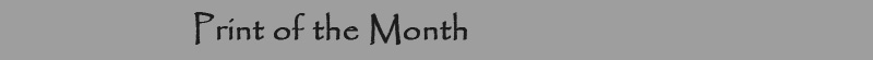 Print of the Month